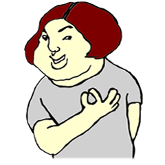 女の子のわくわくスタンプ