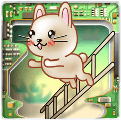 飛び出すウサギ