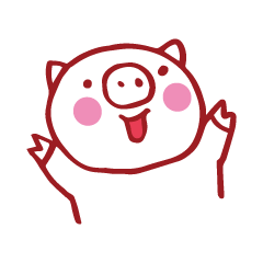 とってもかわいいブタ