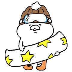 ぺんくまスタンプ（ウィンタースポーツ編）