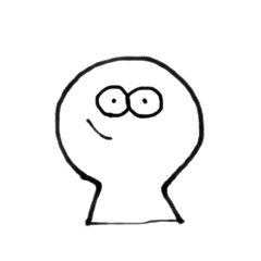 シンプルでなぜかハマる可愛いスタンプ