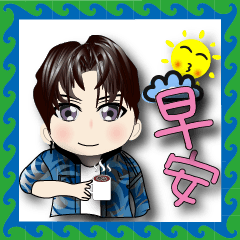 Chaobao's daily language, pink character