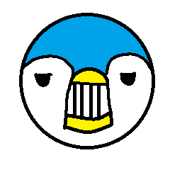 水色ペンギンのペンペン