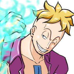 マルコとエースとサボの応援スタンプ