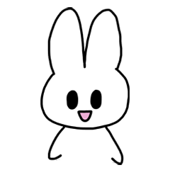 白うさぎさんの毎日スタンプ