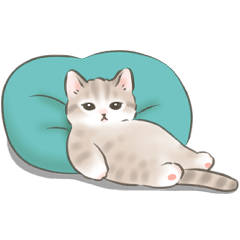 やる気が出ない☆猫たちのスタンプ２
