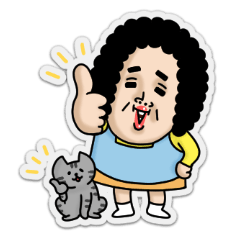 母からメッセージミニ！【シール】