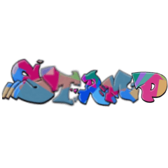 グラフィティフォント風の英数字 2