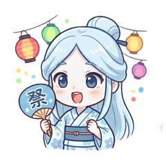 ゆるかわ雪女ちゃん -夏バージョン-