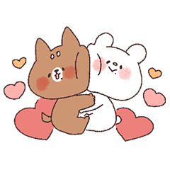 しろくまななみんとおしばさま