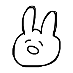 やさしいかおのうさぎ