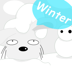 A Snooze rabbit ver winter by English