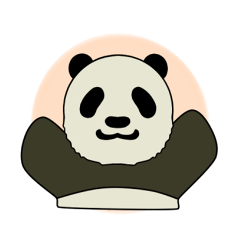 パンダくんスタンプ