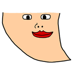 顎シャクレニキのビジネススタンプ