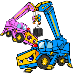 愉快なクレーンの仲間たち