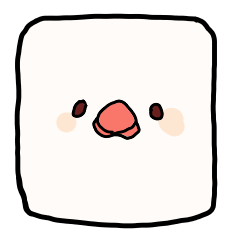 白文鳥スタンプ