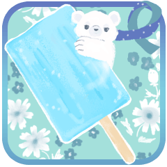 大人可愛い丁寧な夏のビックスタンプ