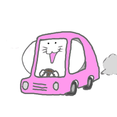 動く!顔が広いねこ