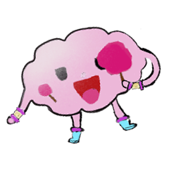 My cotton candy by computer graphics