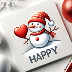 カラフルスノーマン