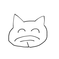 忍者猫のスタンプ