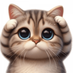 トラ猫の減量運動。