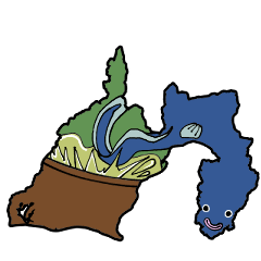 おもしろ都道府県スタンプver.1