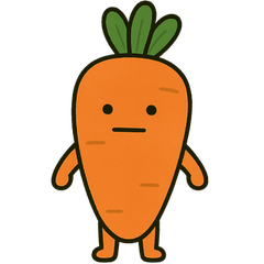 最近野菜足りてる？真顔野菜スタンプ