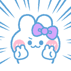 元気なうしゃぎ!! 紫色