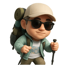 アヴィリはハイキングに行きました