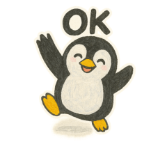 Cute Penguin Stickers Expressions