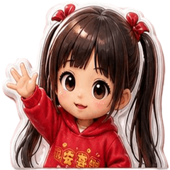 Cute and funny daughter