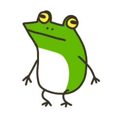 カエル-無言いただきました