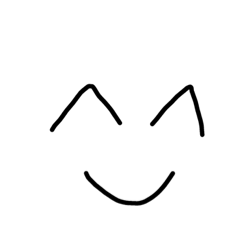 雑顔で伝える。