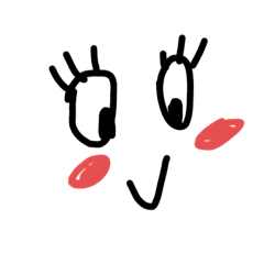 いろんな感情のかおスタンプ