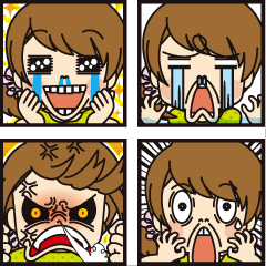 豹変女子のスタンプ