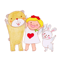 天使とやさしい動物たち