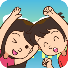 遊び心のある幸せな子供たち