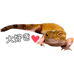 レオパのスタンプ！