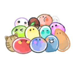 可愛いスライムスタンプ1