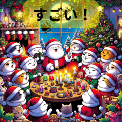 ねことクリスマス