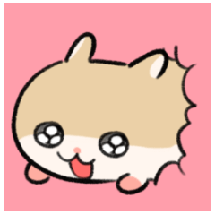 写真に貼るでしゅ！コビハムちゃん