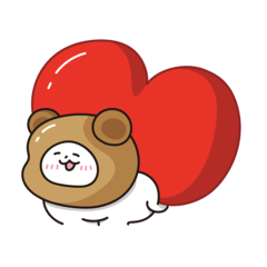 A moving rice ball (cute2)