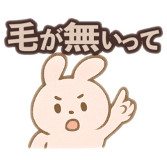 うすだいだいのうさぎ