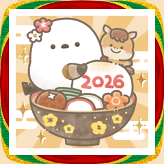 BIG♡もちっと！シマエナガさん。正月2026