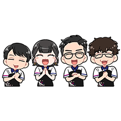 KADOKAWAサクラナイツ スタンプ vol.2