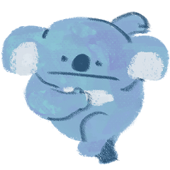 たくましいコアラ2（文字なし）