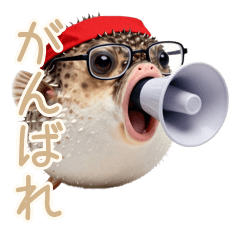 熱狂！冬のスポーツと怒るフグ