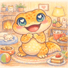 レオたんの『きゅるかわ』お気持ちスタンプ