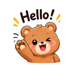 かわいいくまのスタンプ Vol.2